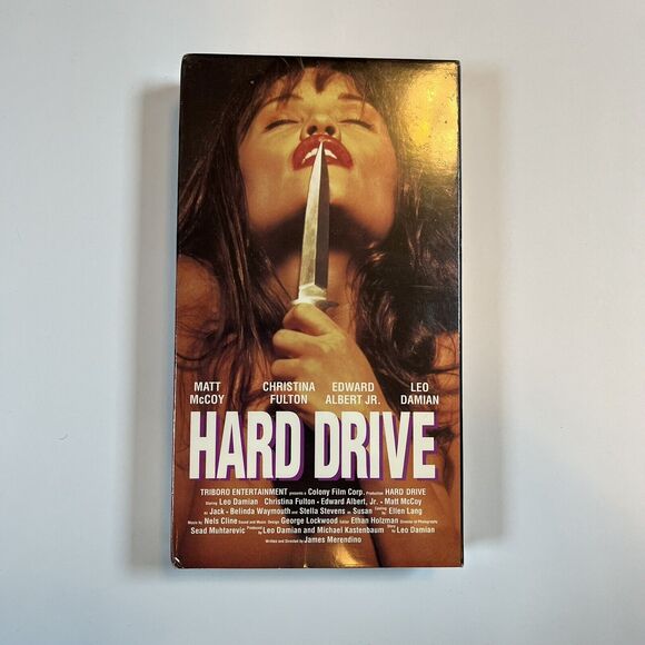 Hard Drive New Sealed VHS Tape Christina Fulton Matt McCoy Edward Albert Jr. HTF - Picture 1 of 3